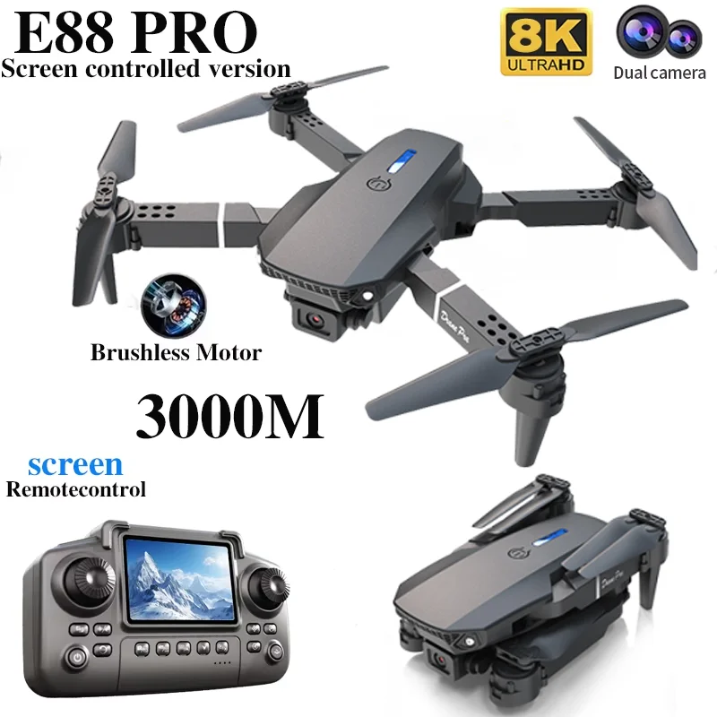 Profesjonalny dron E88 PRO z e – Drone Camera 4K recenzja i cena